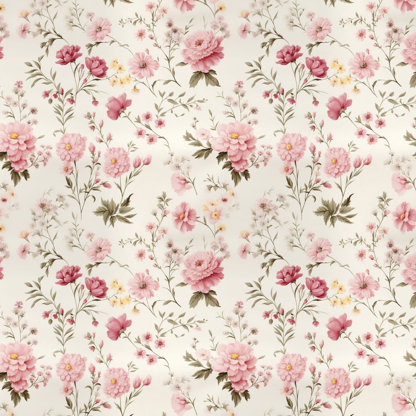 VB Blümchen rosa creme