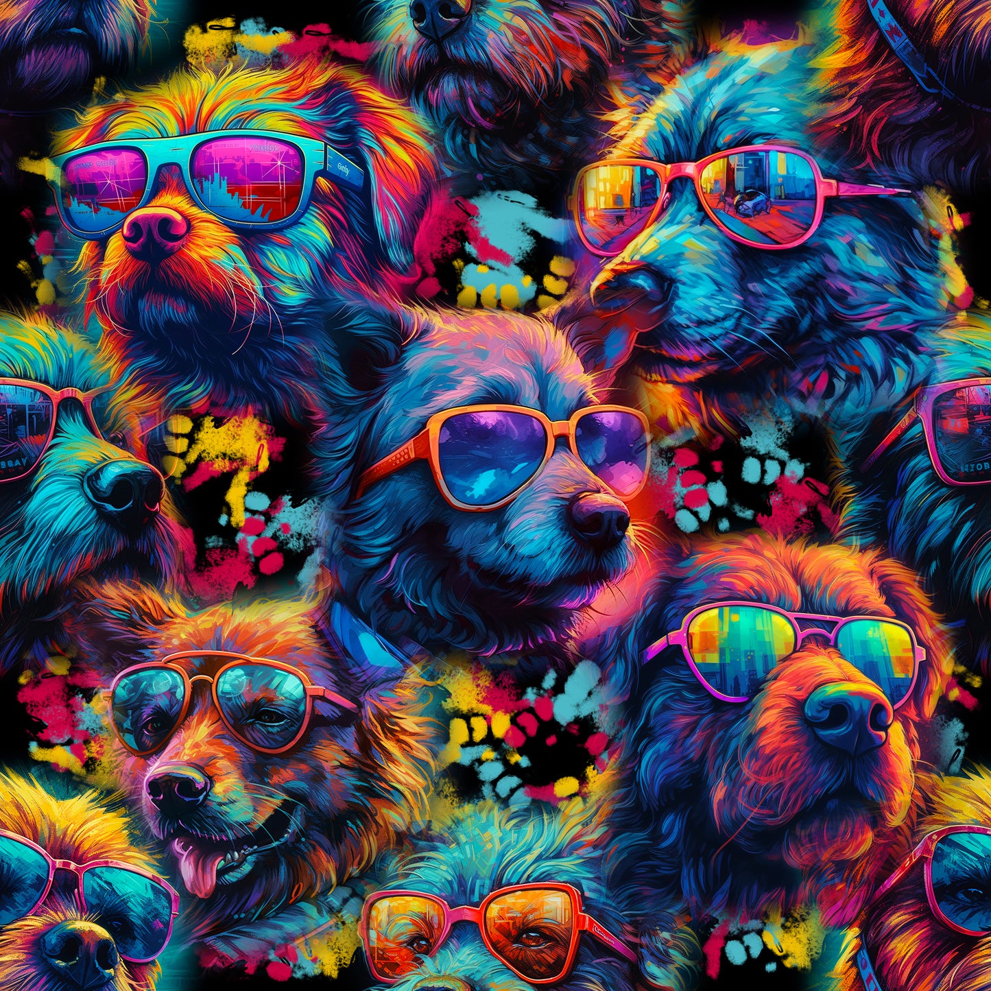 Neon Hunde