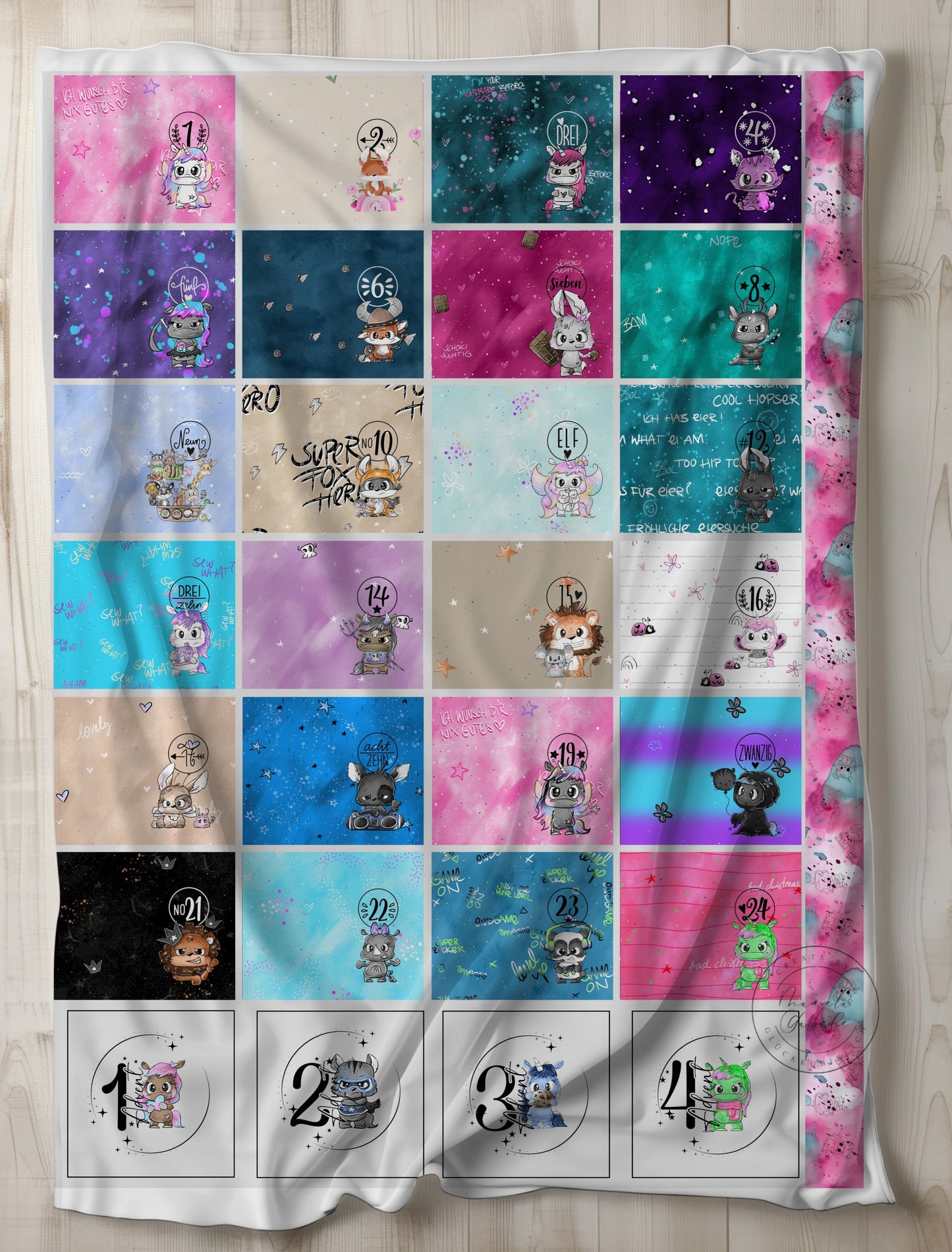 VB DIY Adventskalender Schnubbis = zum selber ausschneiden und nähen