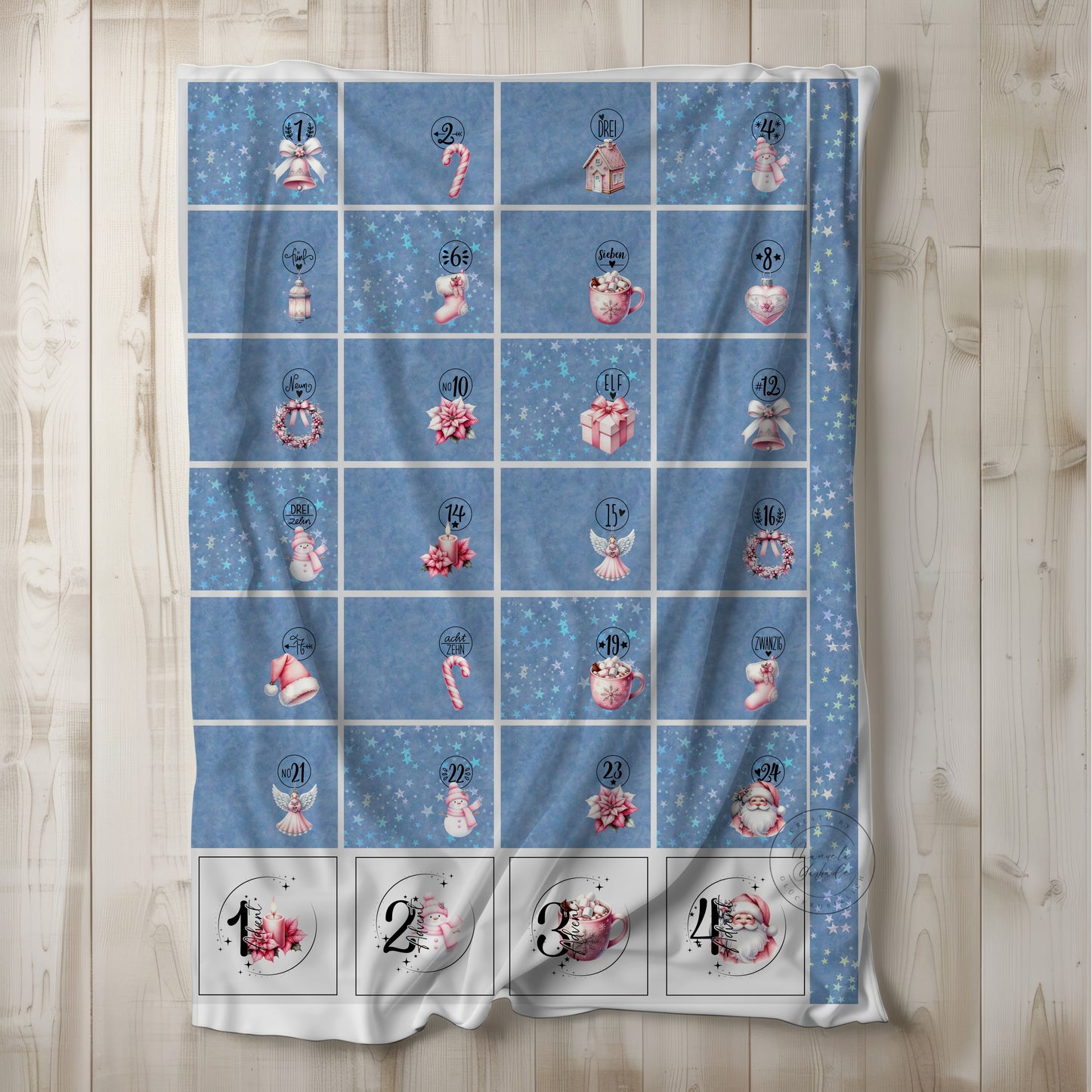 VB DIY Adventskalender Winterwunderland = zum selber ausschneiden und nähen