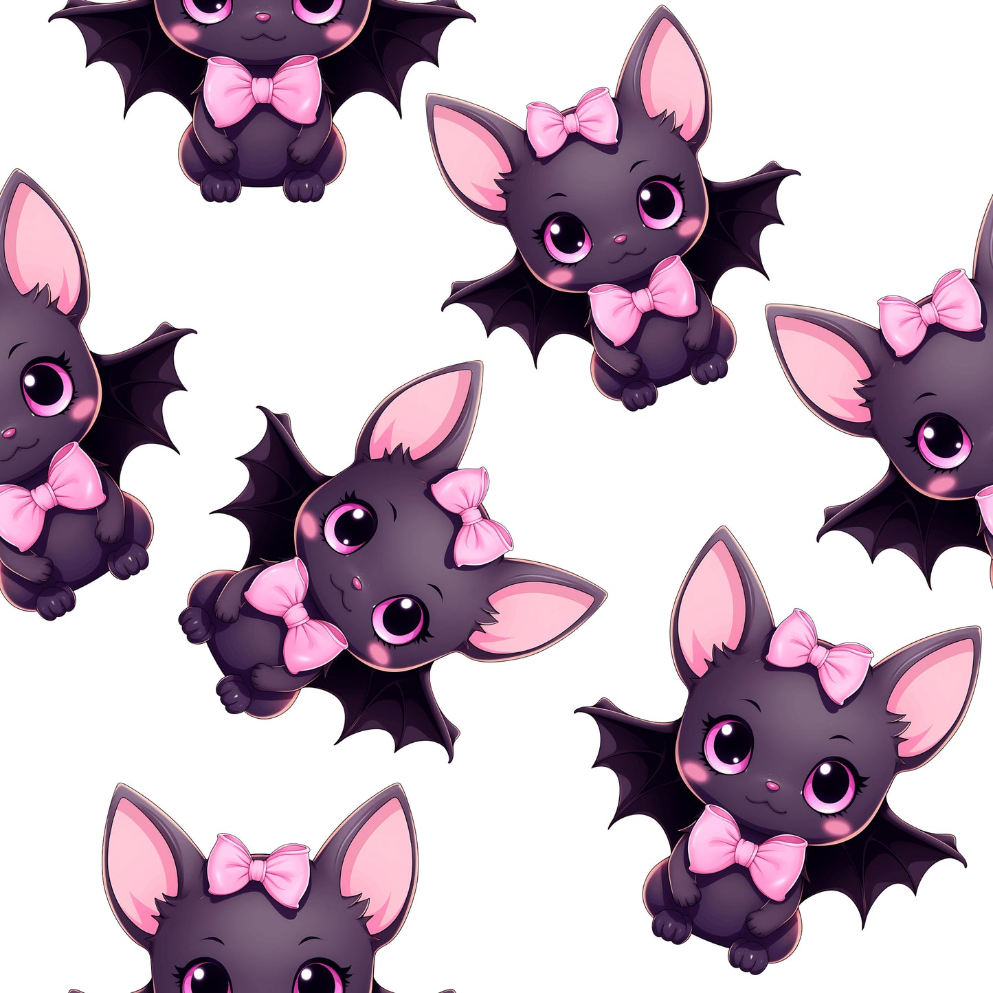 VB Halloween Fledermaus rosa-weiß