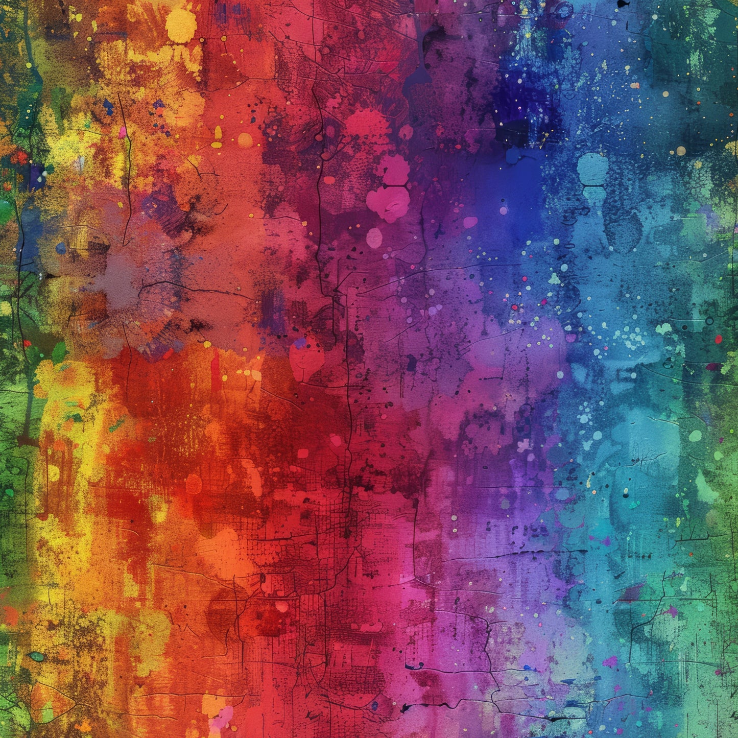 VB Wand Regenbogen