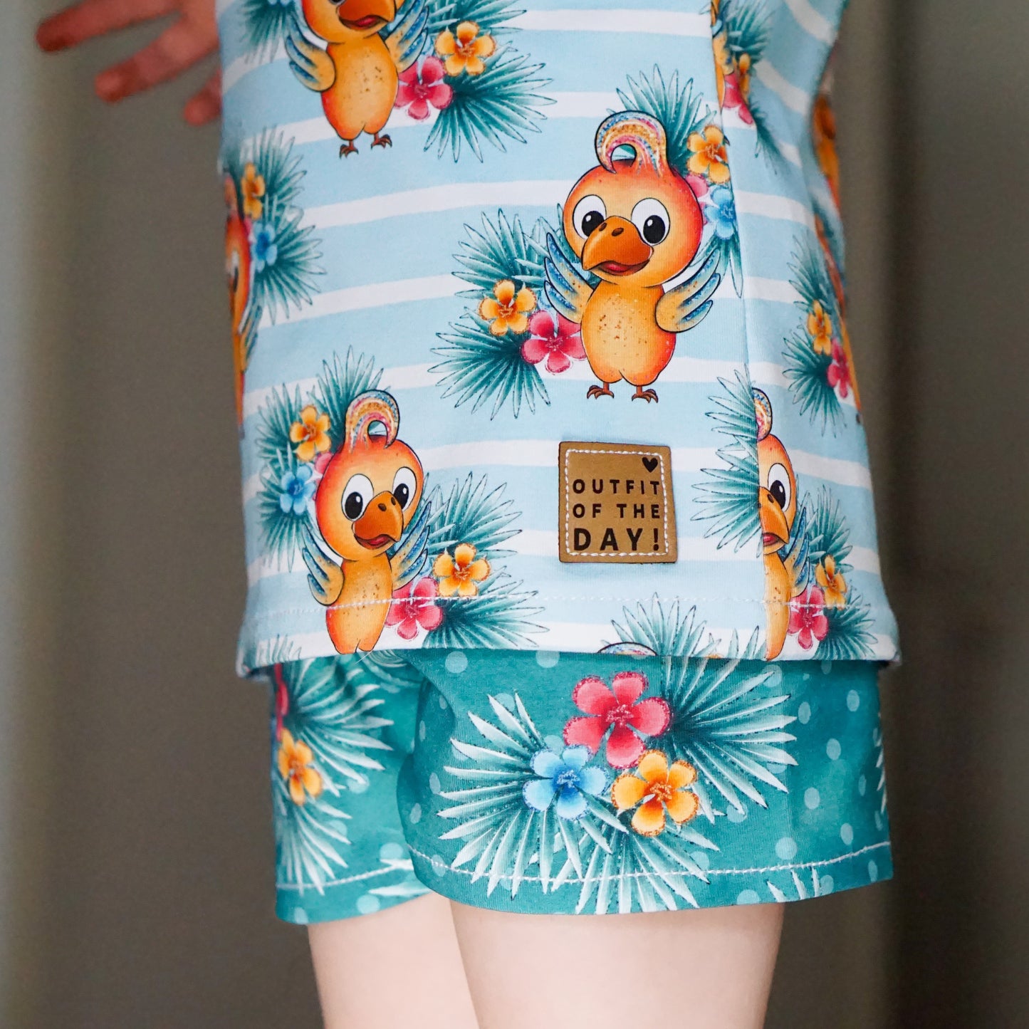 Summer Vibes Kids Blumen blau