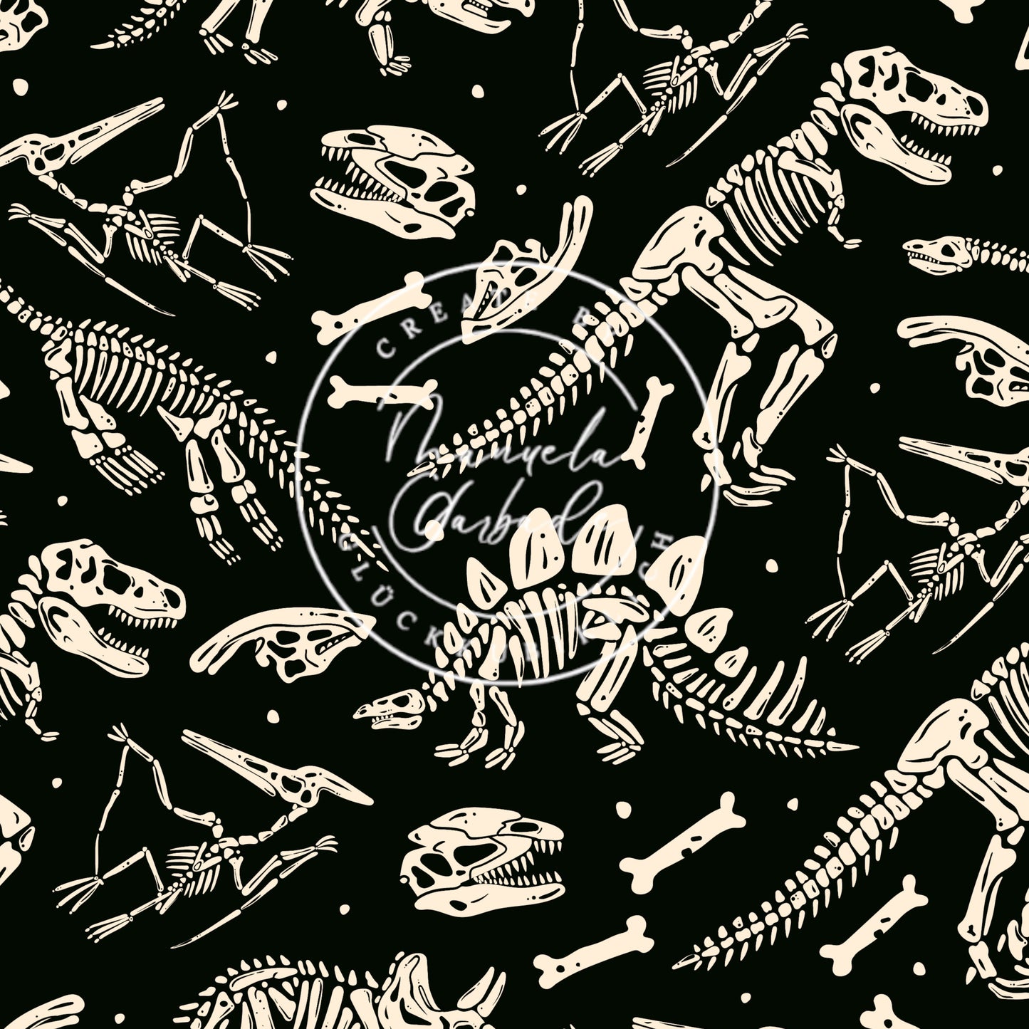 VB Dino Fossilien schwarz