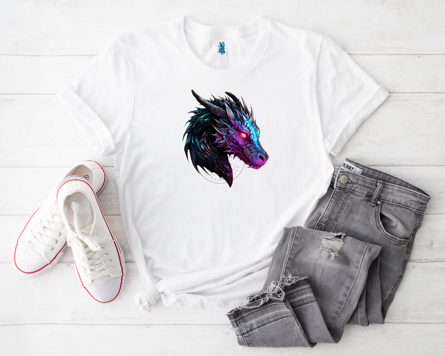 Drache I Bügelbild