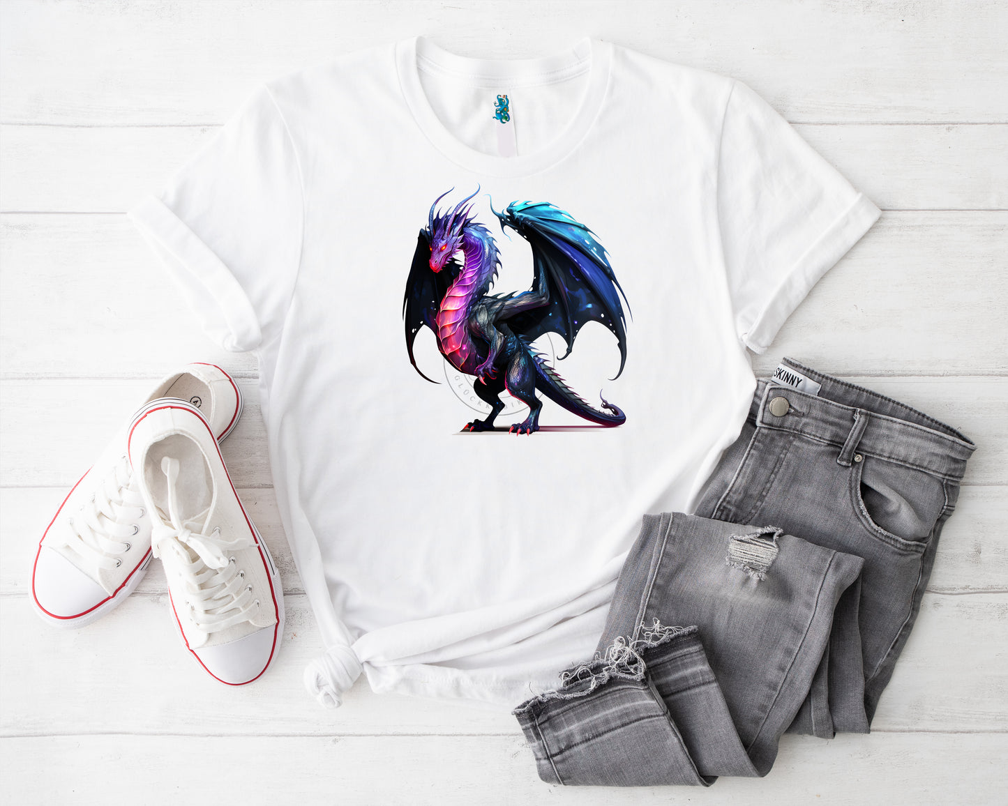 Drache V Bügelbild