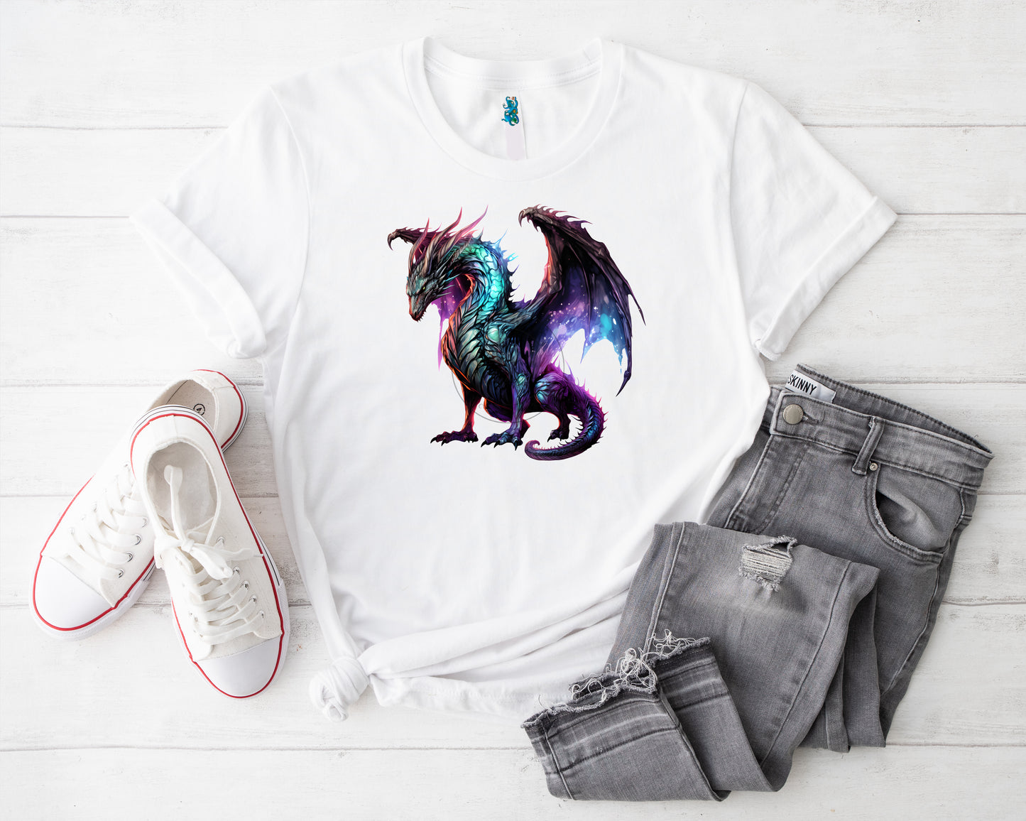 Drache IV Bügelbild