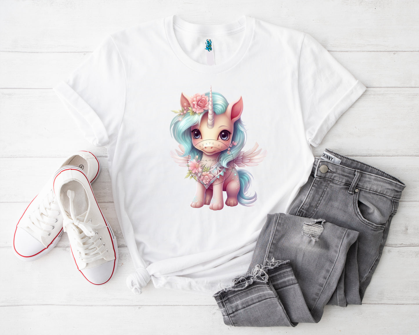Mystic Einhorn I Bügelbild