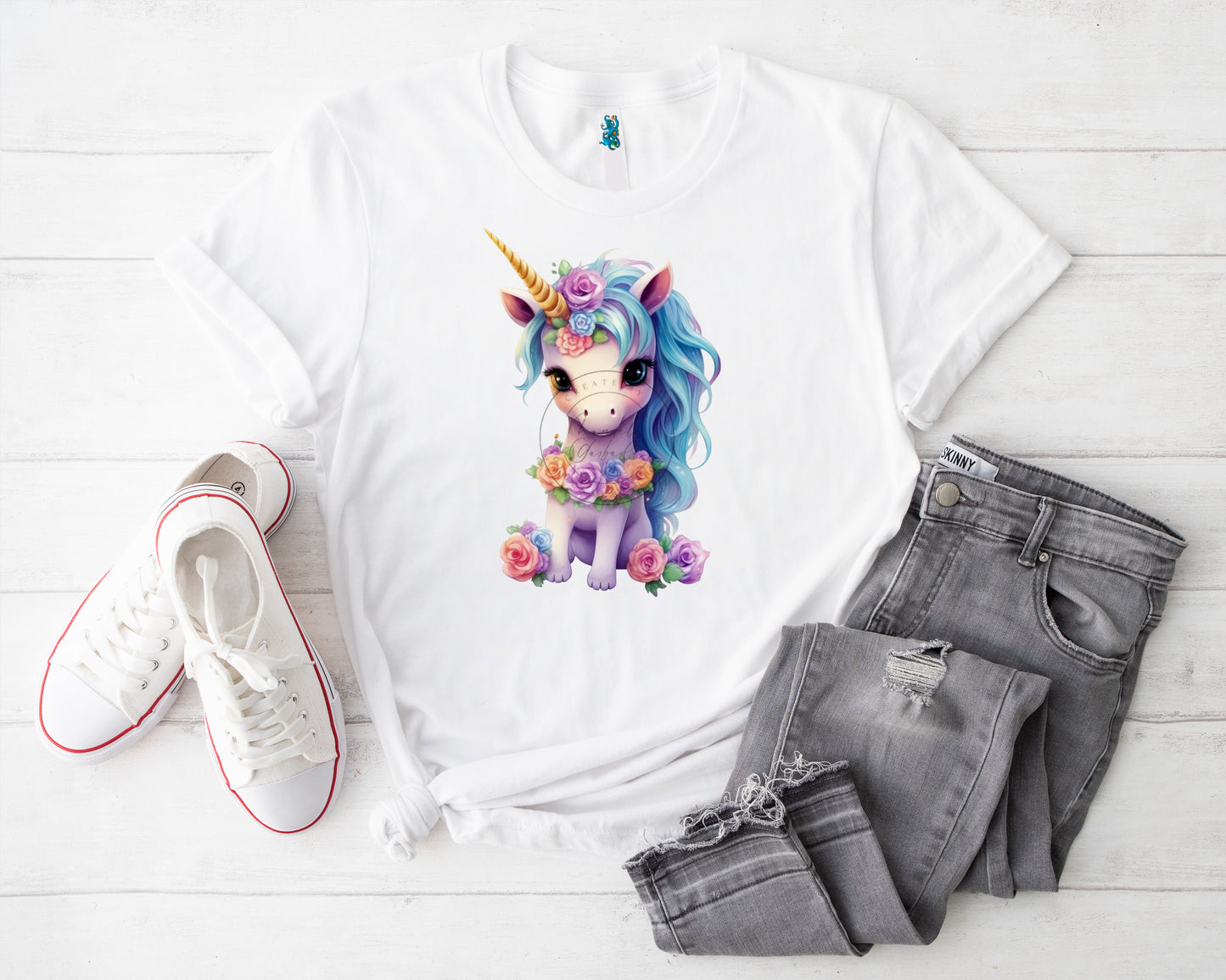 Mystic Einhorn II Bügelbild
