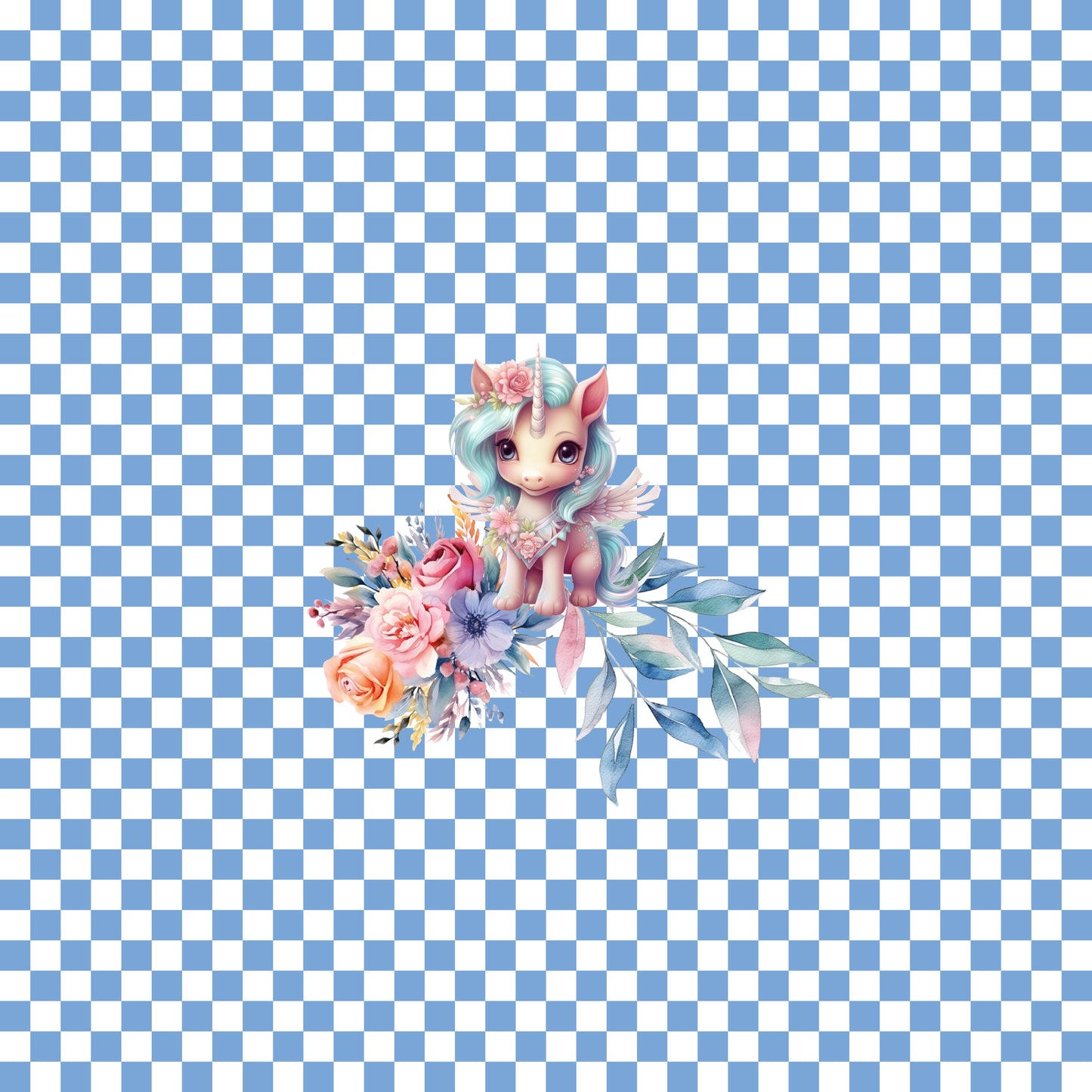 Einhorn mini Panel 50x50 cm