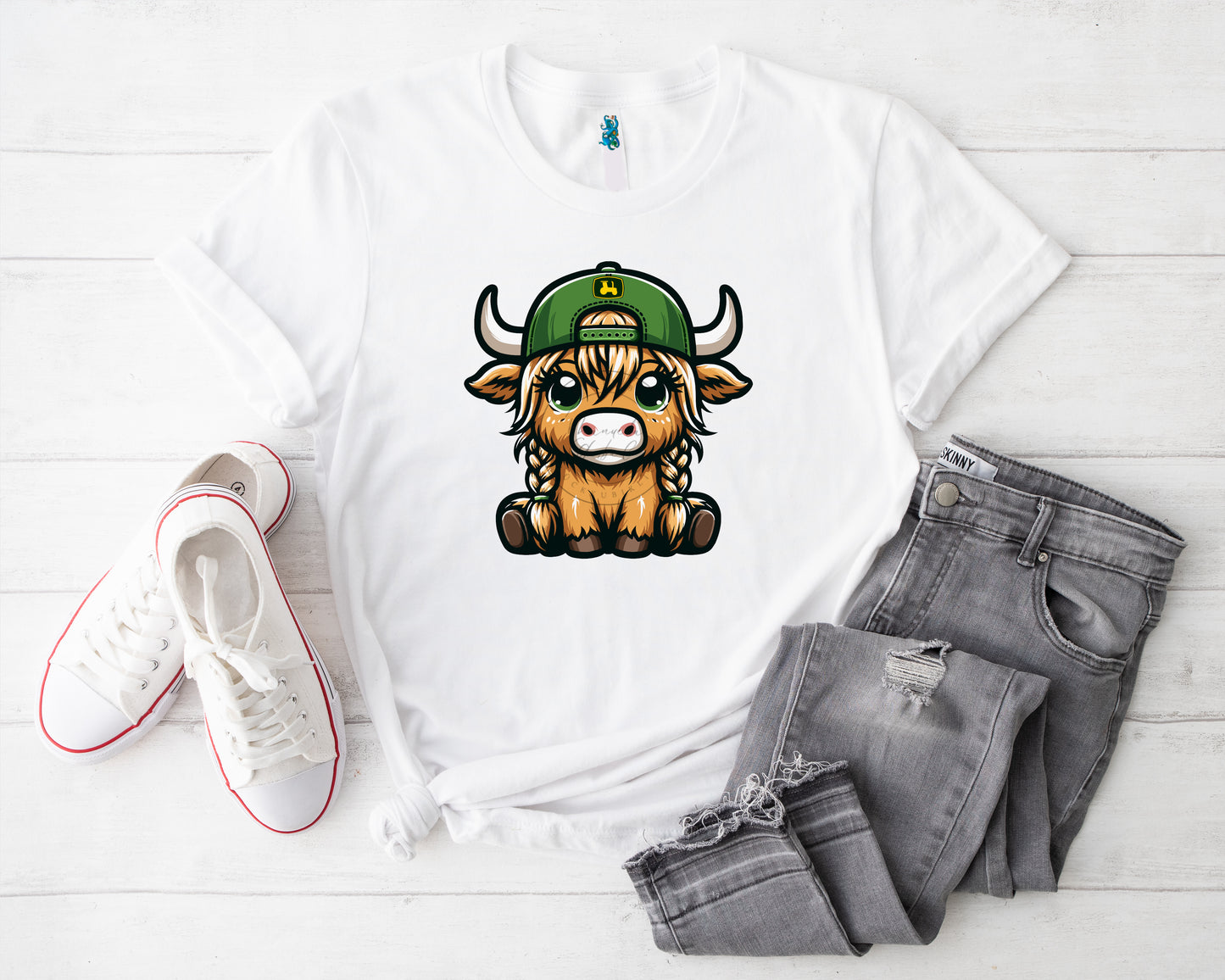 Farmer girl I Bügelbild