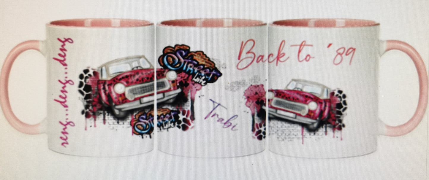 Tanelo Tasse Trabi pink 330ml