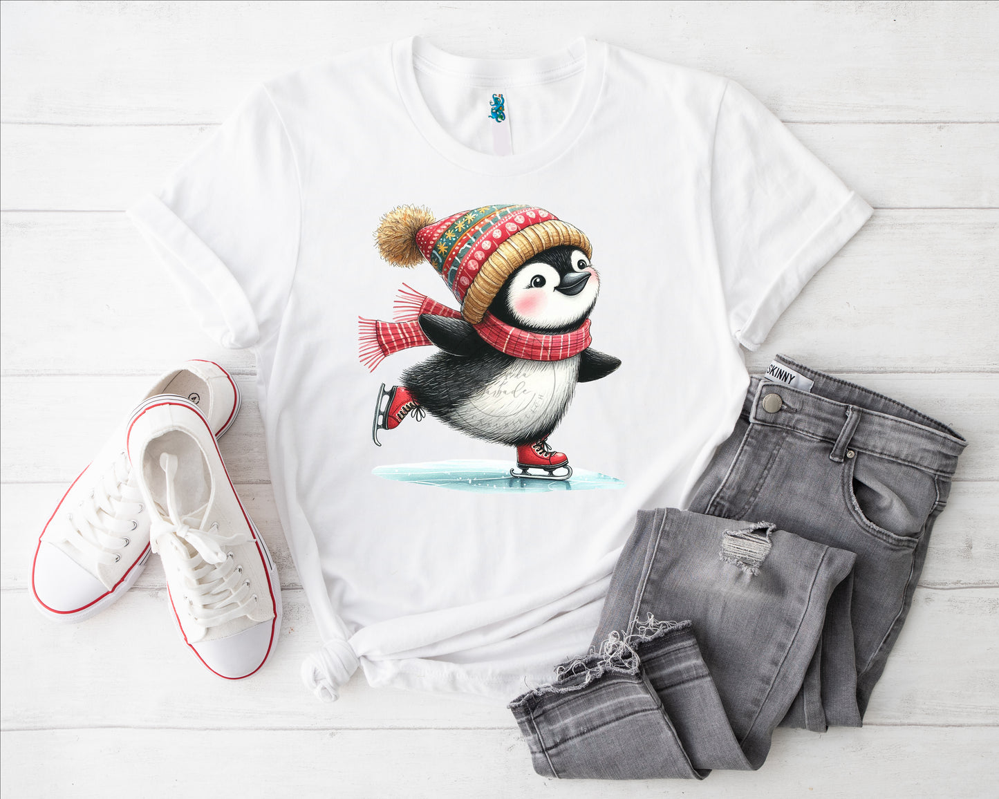 Pinguin Winterbuddy III Bügelbild