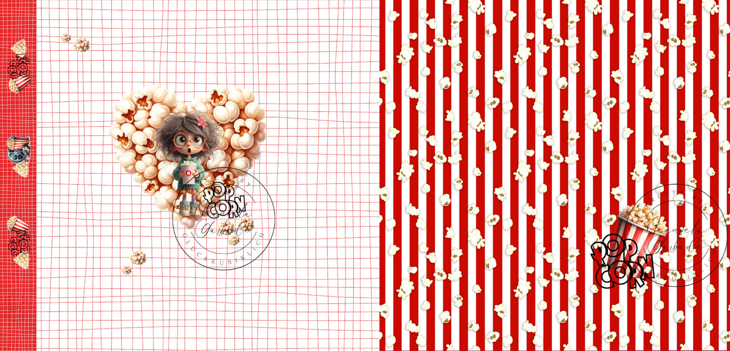 VB Popcorn Girl I Panel 75x volle Breite cm