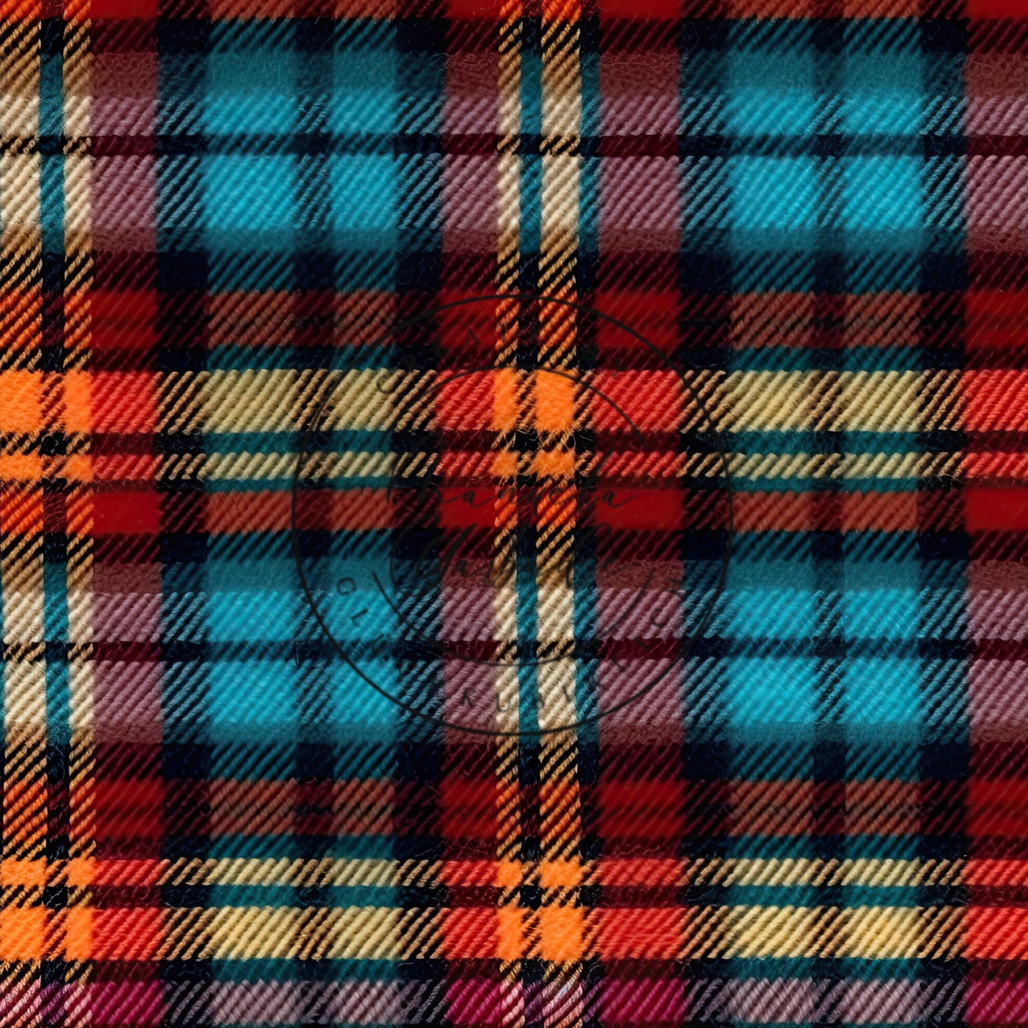 VB Scottish Karo hellblau rot