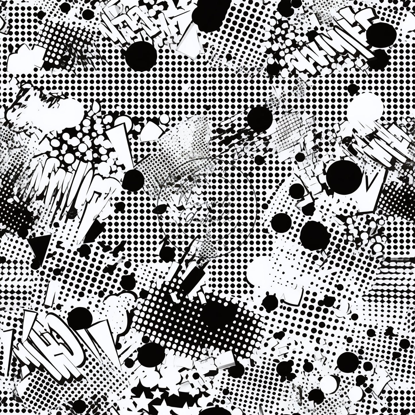 VB Graffiti Comic B&W III