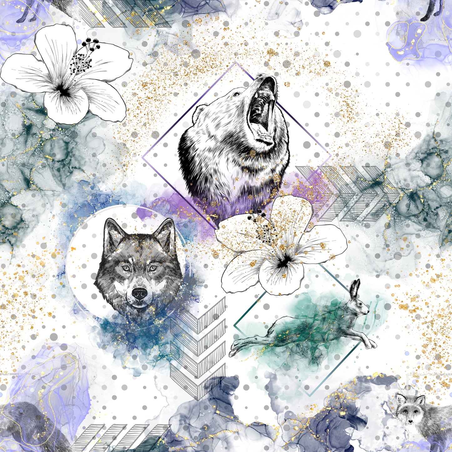 Wolf weiß