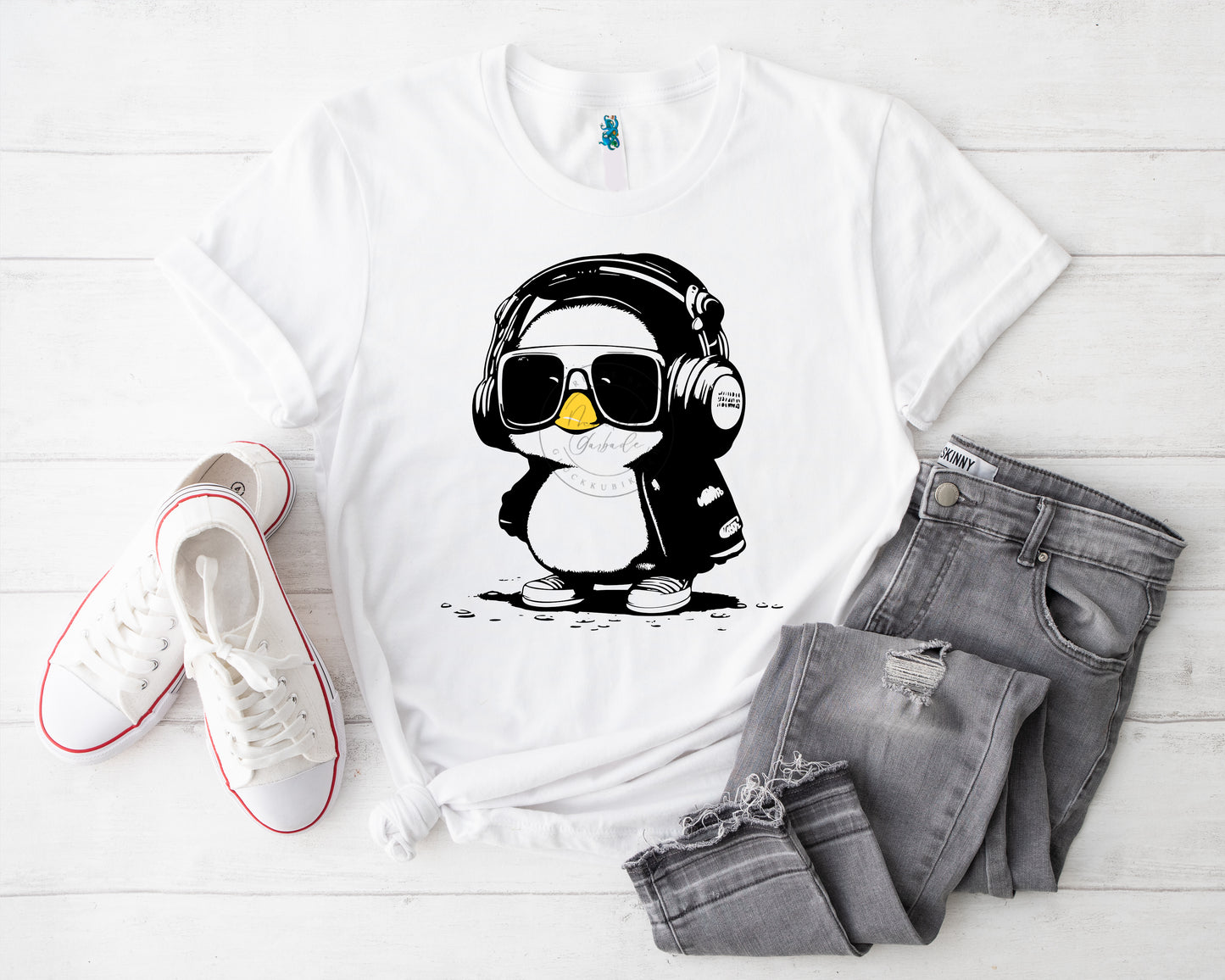 Pinguin I Bügelbild