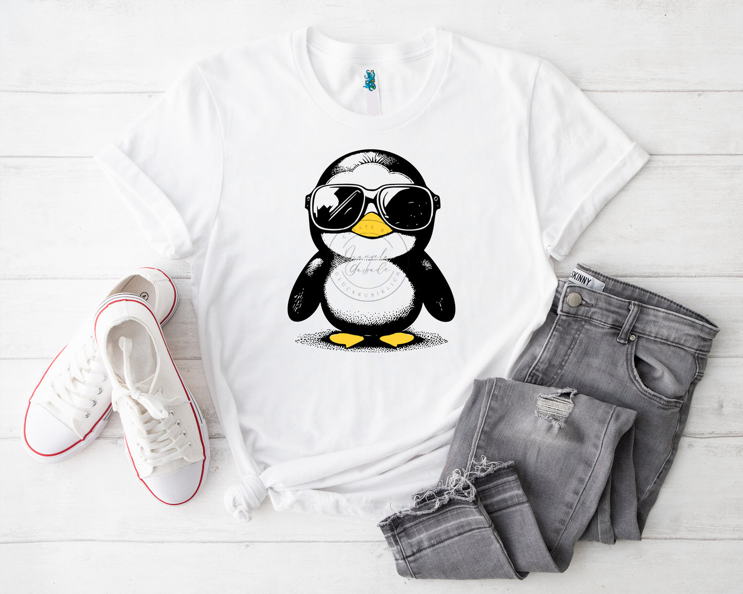 Pinguin IV Bügelbild