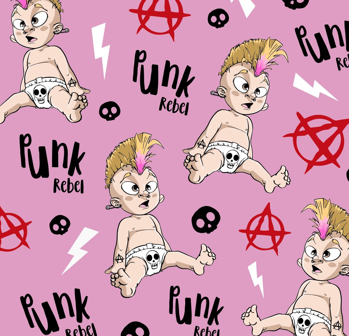 Punk rebel rosa