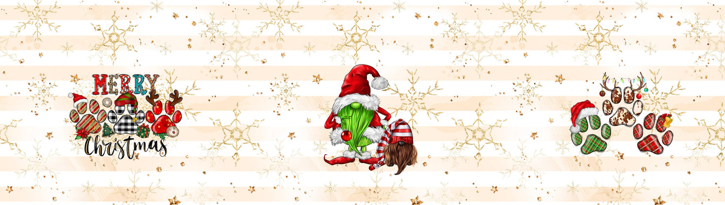 Hundeweihnachten creme Sterne Panel 50x volle Breite cm
