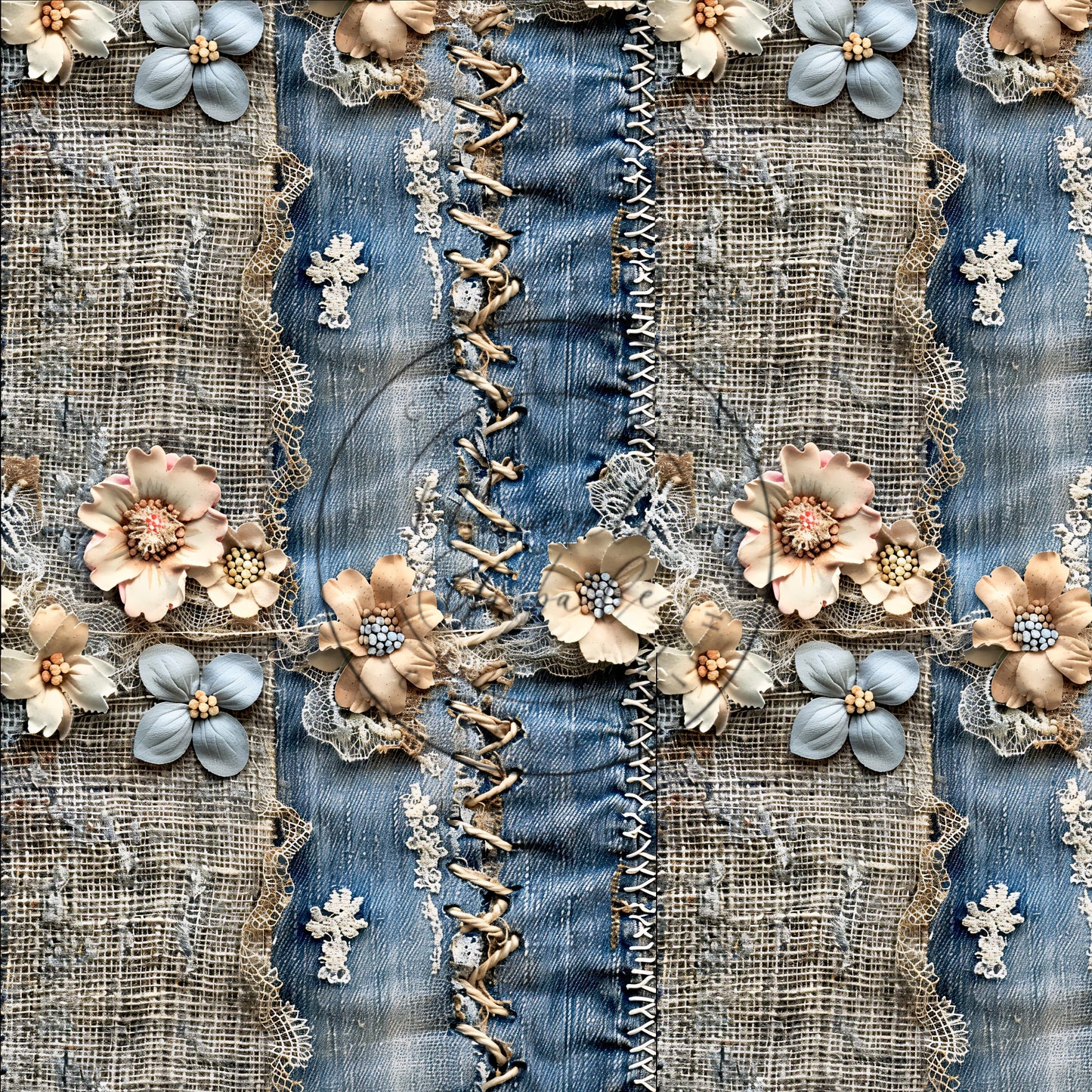 VB Jeans Flower III