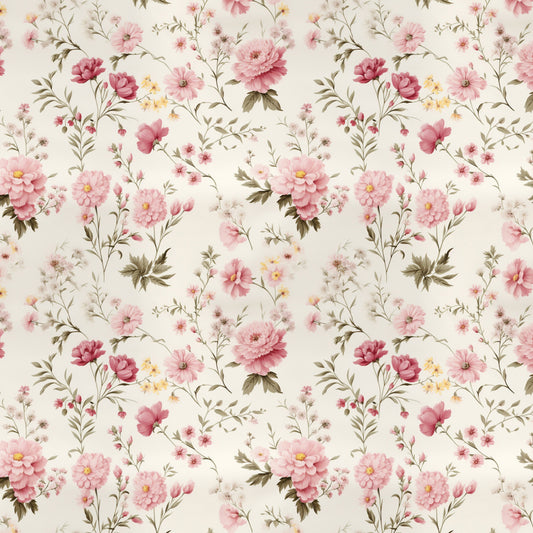 VB Blümchen rosa creme