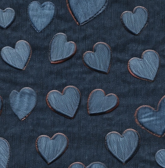 VB Jeans Herz blau