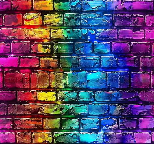 VB Steinwand Regenbogen