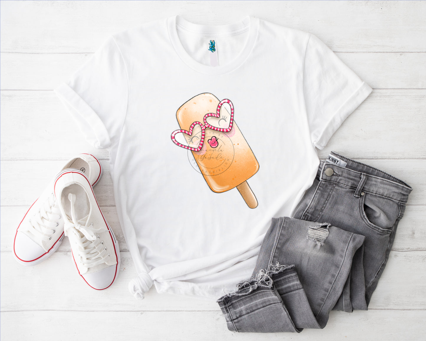 Eiszeit EIS Bügelbild