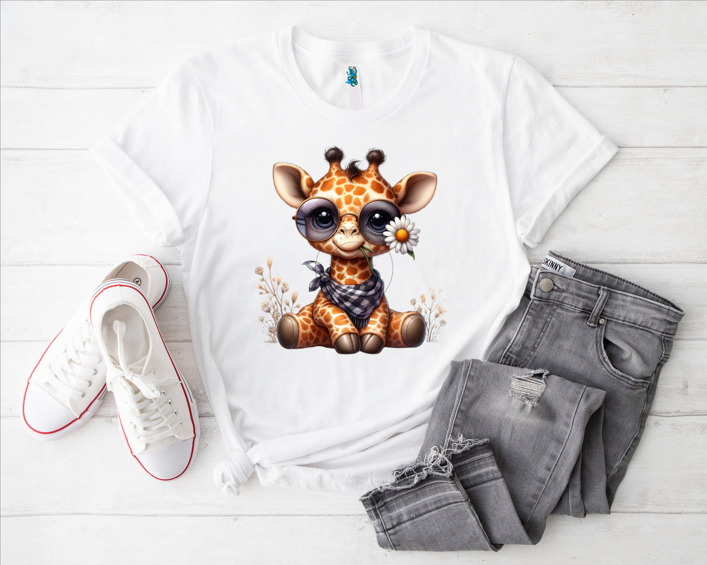 Giraffe I Bügelbild