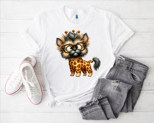 Giraffenhund II Bügelbild