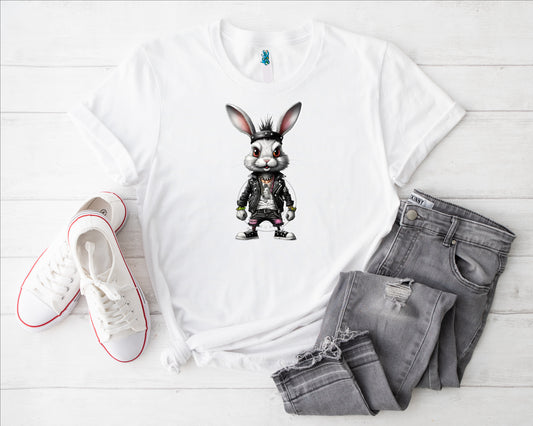 Hase Punk II Bügelbild