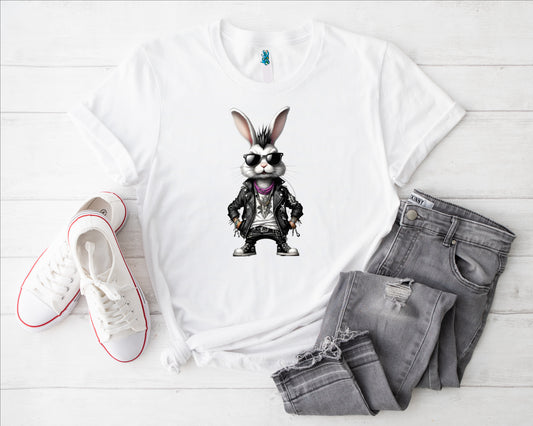Hase Punk III Bügelbild