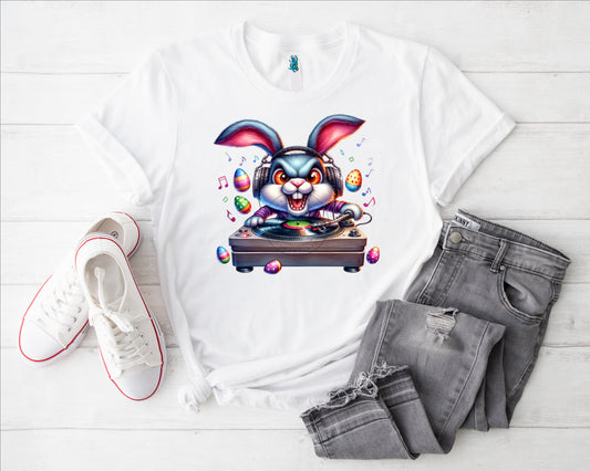 Hase crazy III Bügelbild
