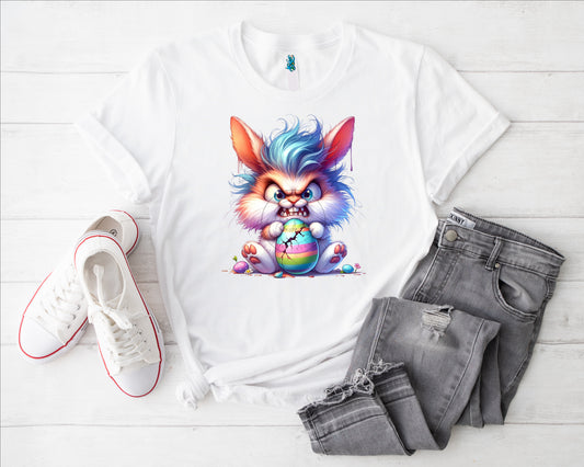 Hase crazy V Bügelbild