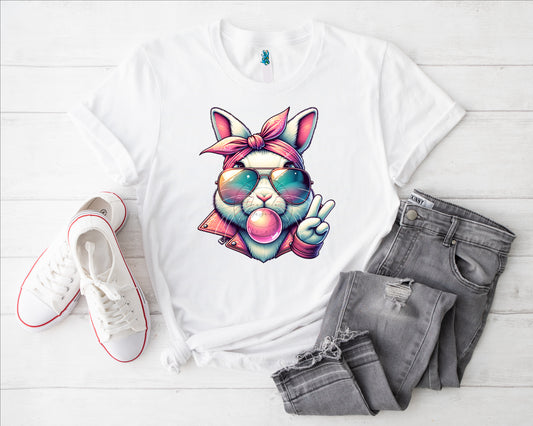 Hase Girl II Bügelbild