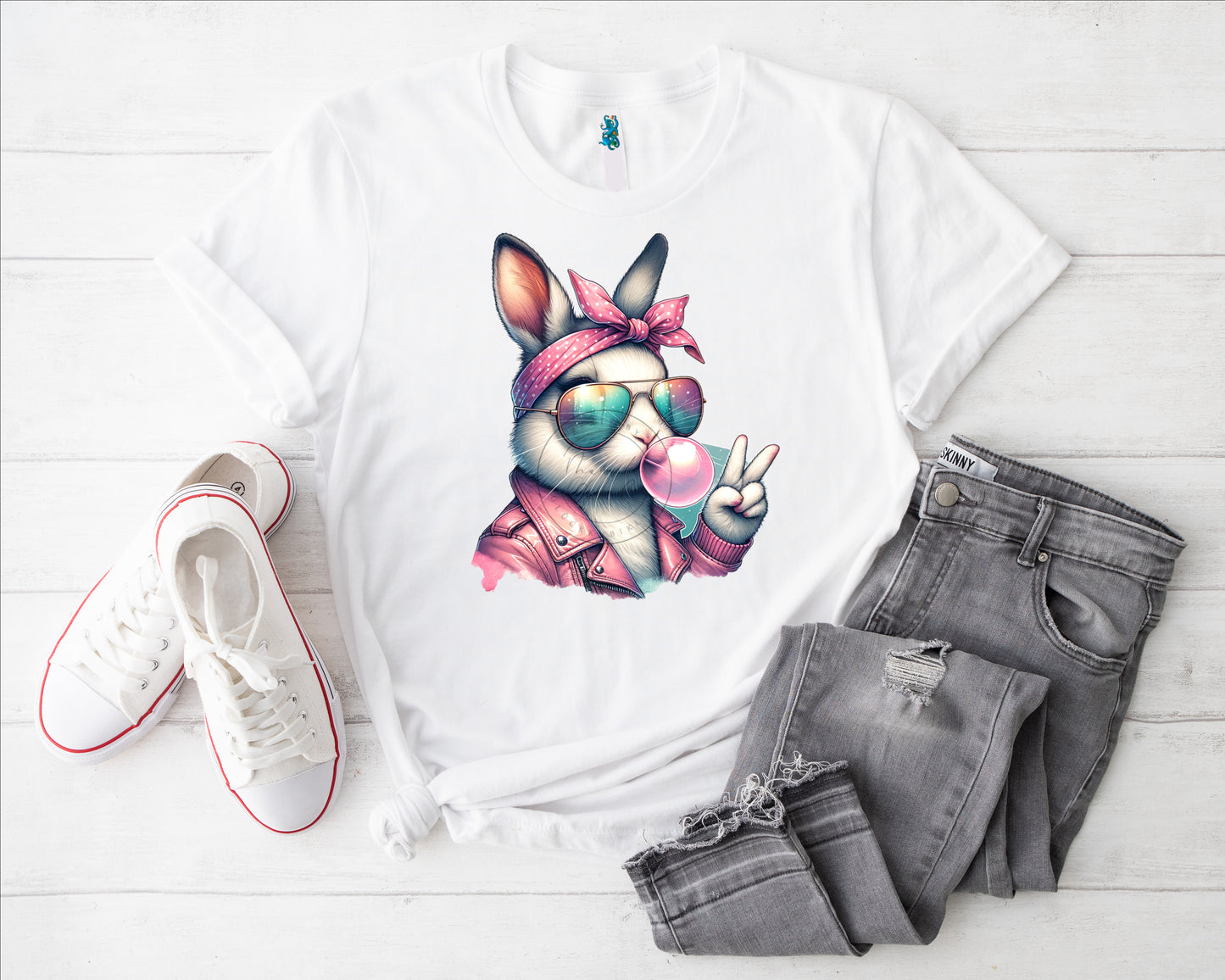 Hase Girl I Bügelbild