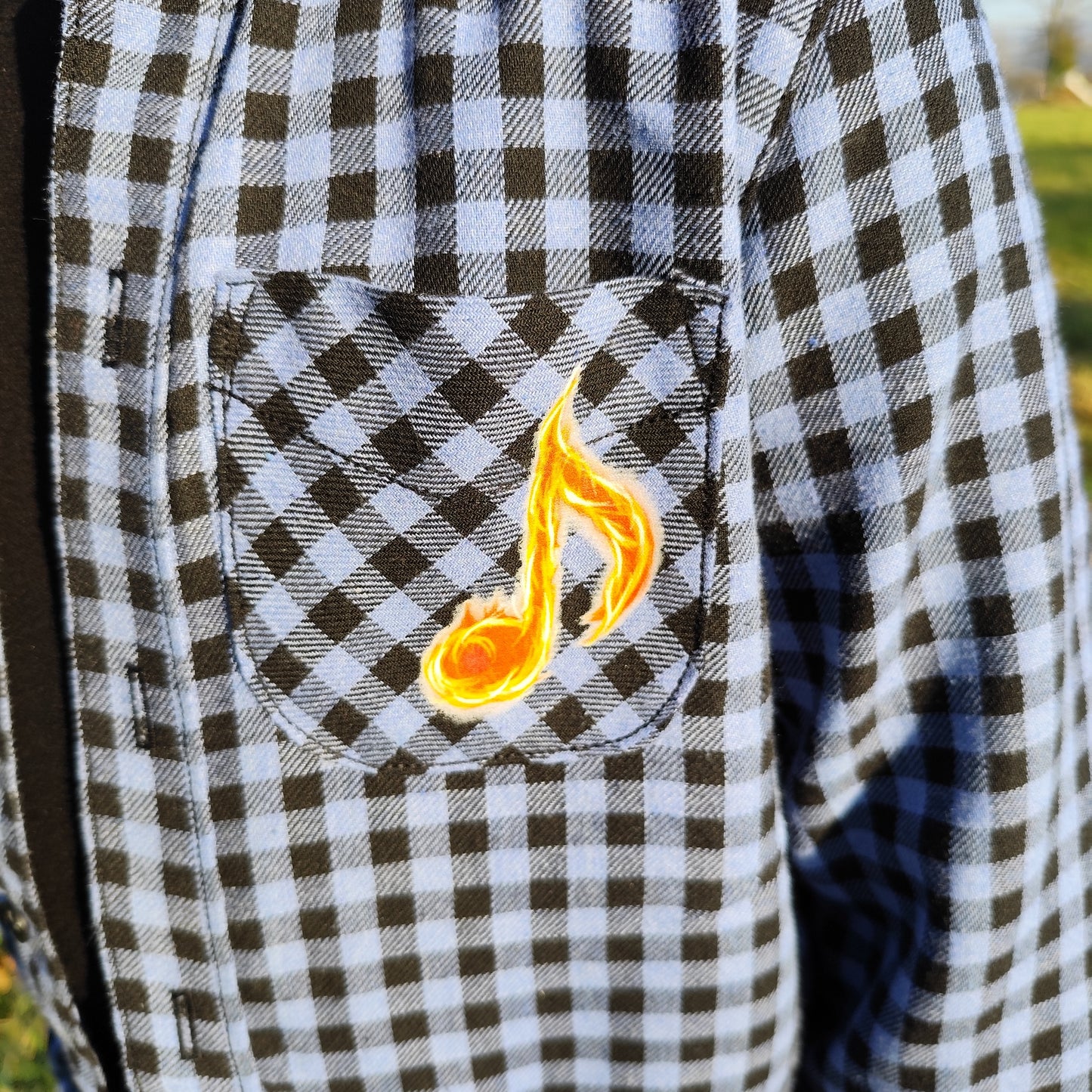 Wild Music "Note I" Bügelbild