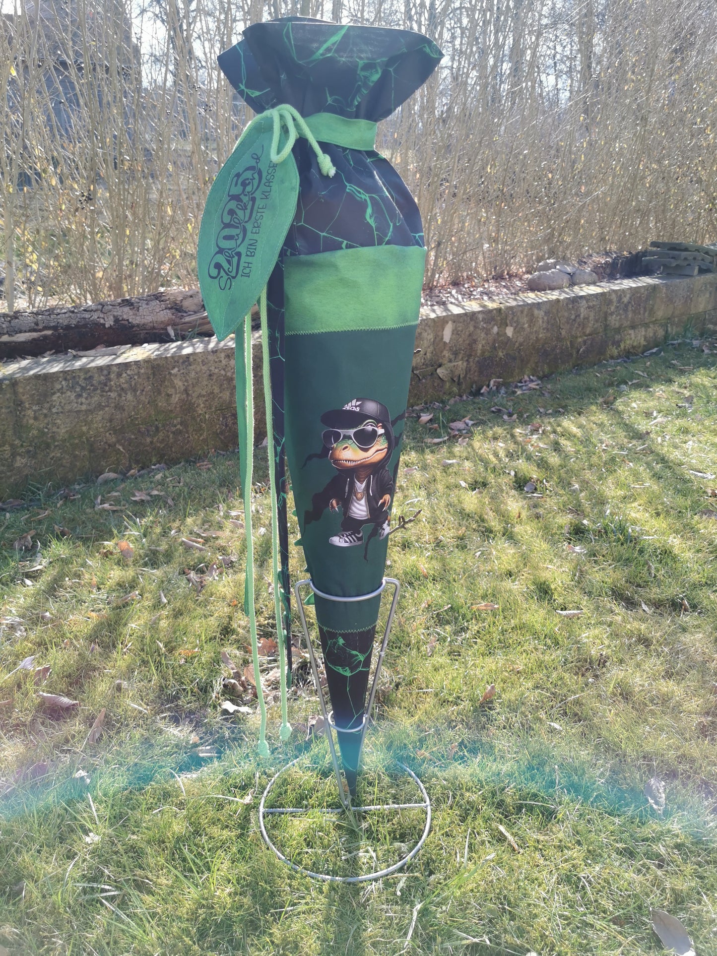 VB Einschulung Dino 100x volle Breite cm