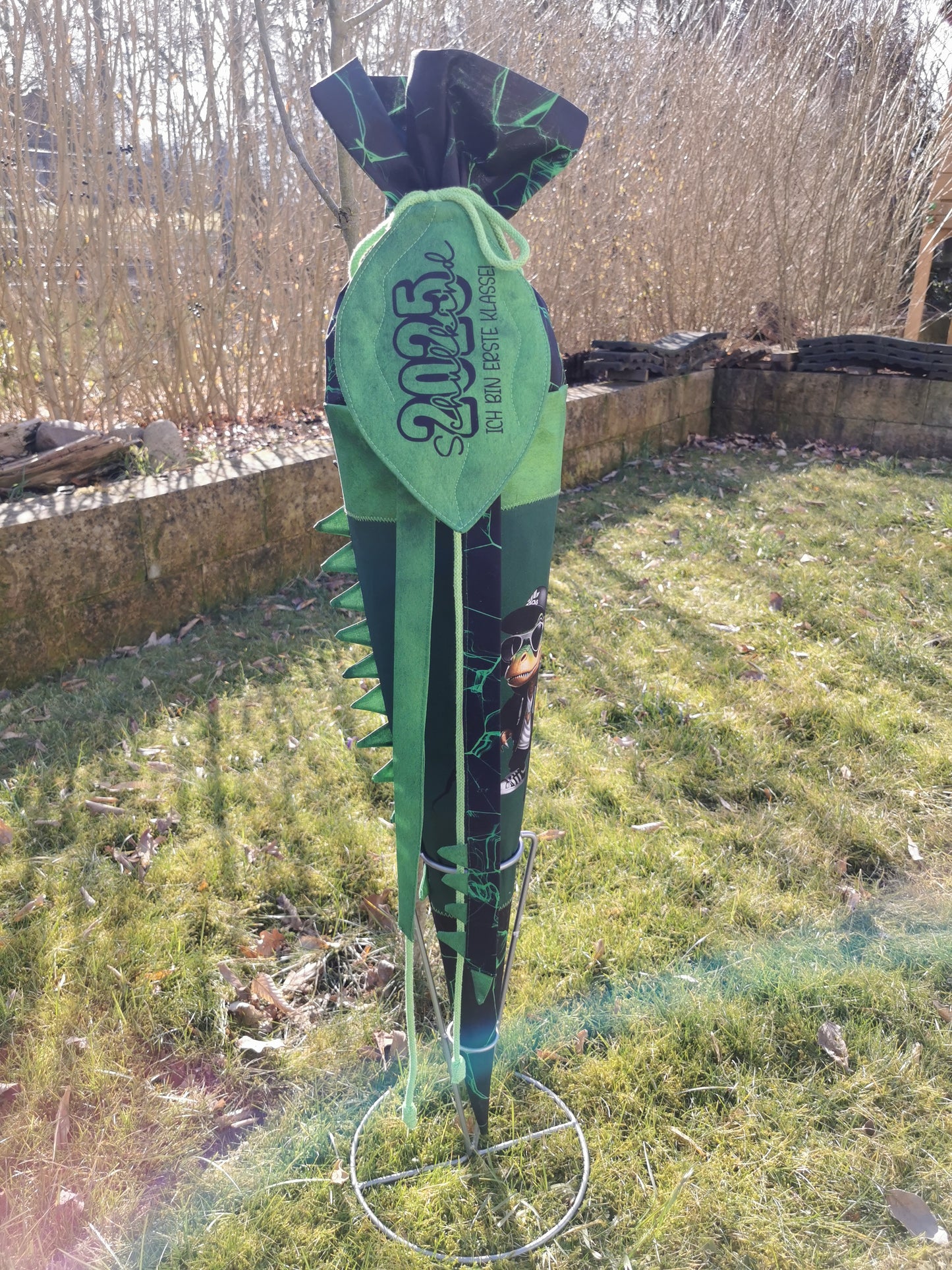 VB Einschulung Dino 100x volle Breite cm