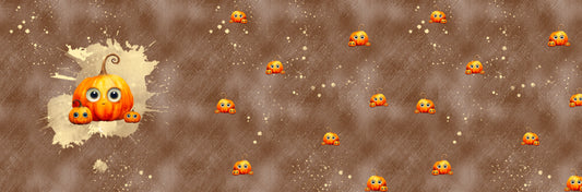VB Halloween Kürbis denim braun Panel 50xVB cm