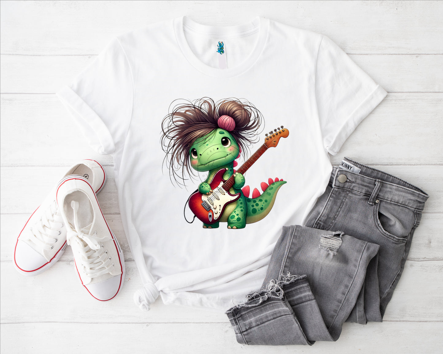 Dino Musik I Bügelbild