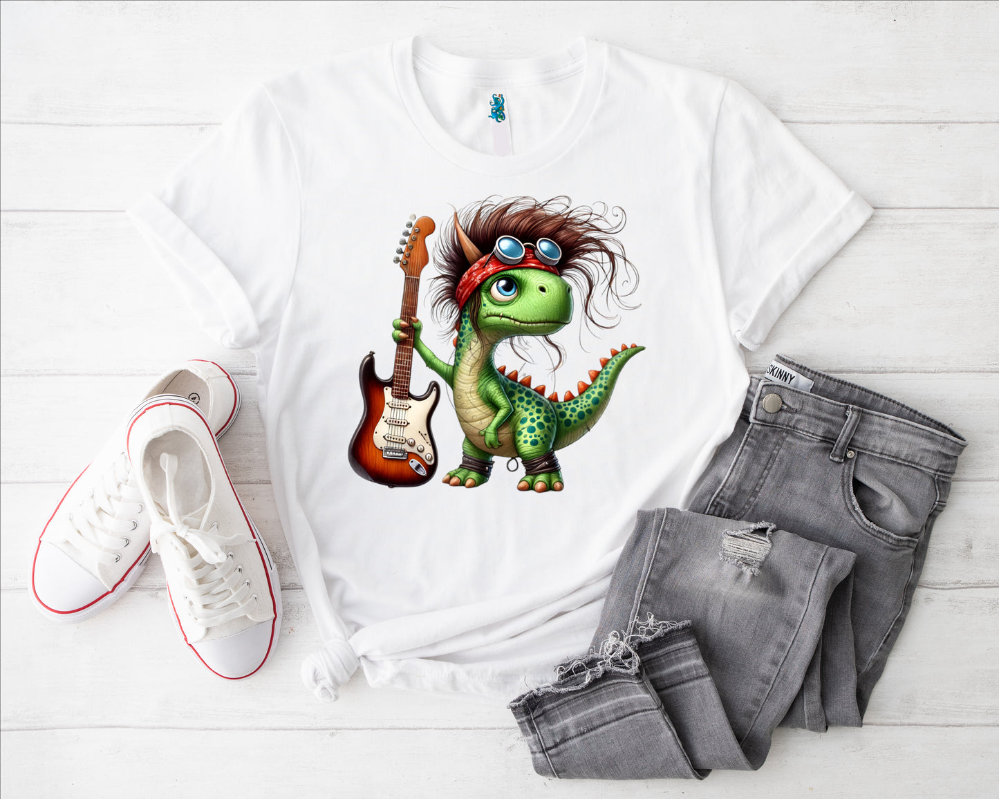 Dino Musik II Bügelbild