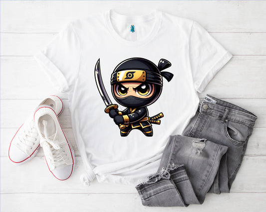 Ninja gold Bügelbild