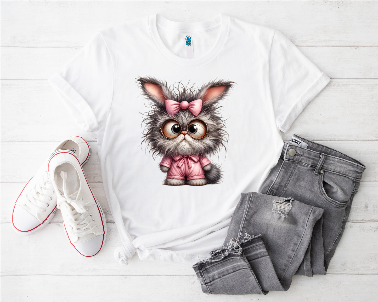 Oster-Katze III Bügelbild