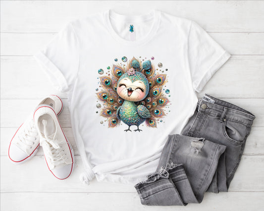 Pfau III Bügelbild