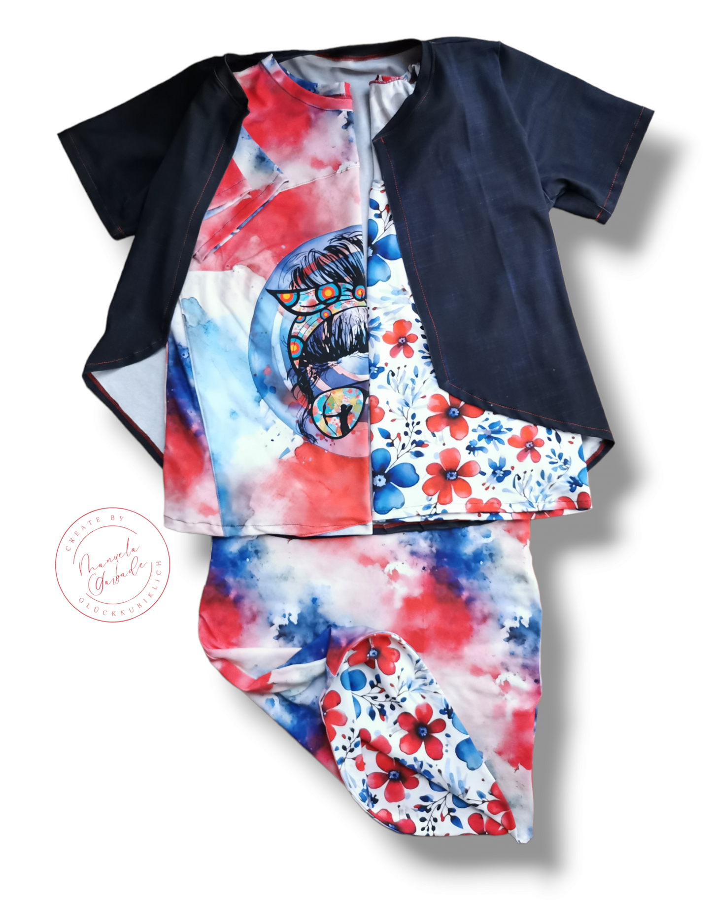 VB Archery Girl AO Splash rot blau