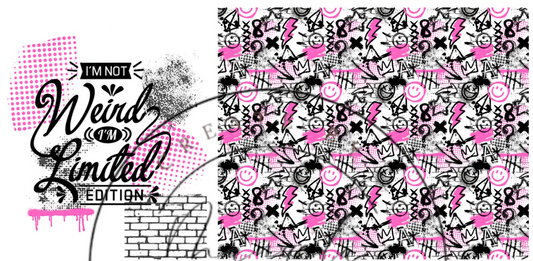 VB Jersey Limited graffiti pink weiß Panel 75x155cm