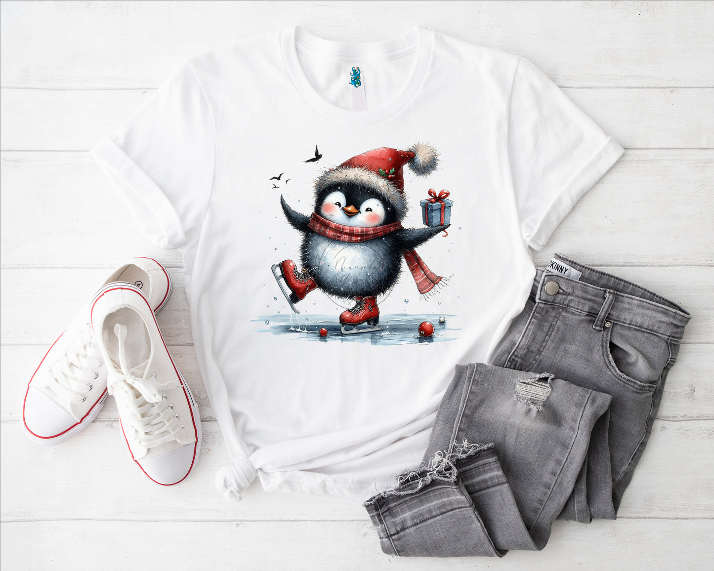 Pinguin Winterbuddy V Bügelbild